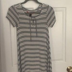 Striped T-Shirt Dress